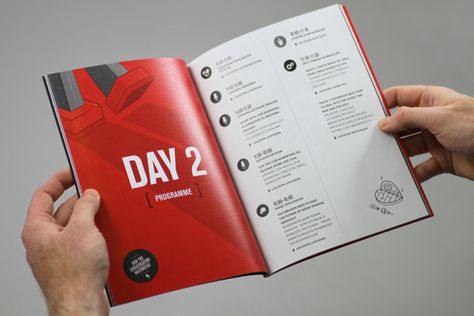 Conference Branding Collateral: San Diego by James West, via Behance Branding Collateral, Event Agenda, Agenda Design, Conference Planning, Conference Branding, Itinerary Design, Event Brochure, Conference Program, Conference Ideas