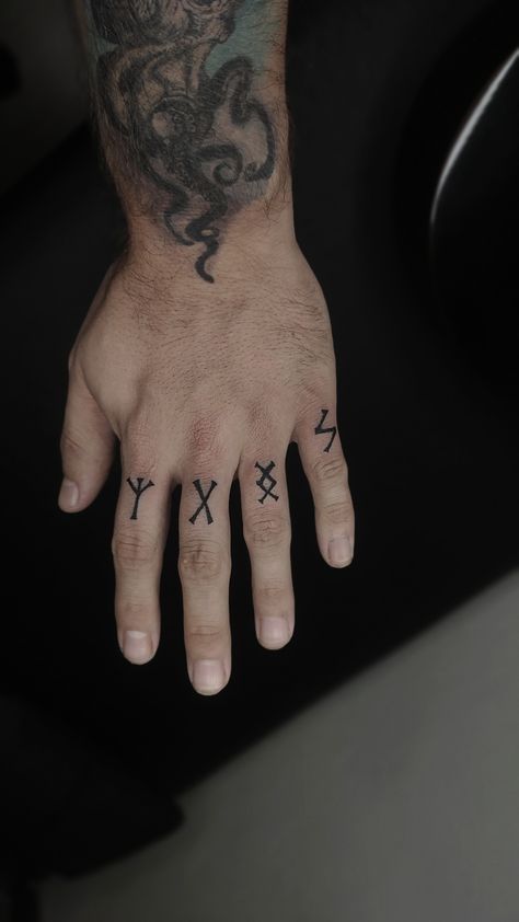 Algiz Gebo ingwaz sowulo Gebo Rune Tattoo, Algiz Tattoo, Gebo Rune, Rune Tattoo, Runes, Tattoos, Quick Saves