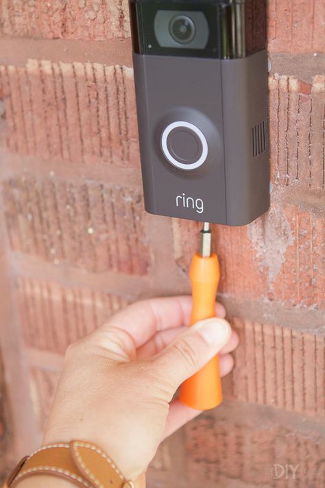 How to install a ring doorbell for home security. Here's the easy step-by-step to install the ring video doorbell 2 and the awesome features as you create a smart house! #ring #alwayshome #sponsored #howto #smarthouse Ring Doorbell Mount Ideas, Foundation House, Ring Camera, Funky House, Smart House, Diy Playbook, Ring Video Doorbell, Diy Camera, 2024 Wishlist