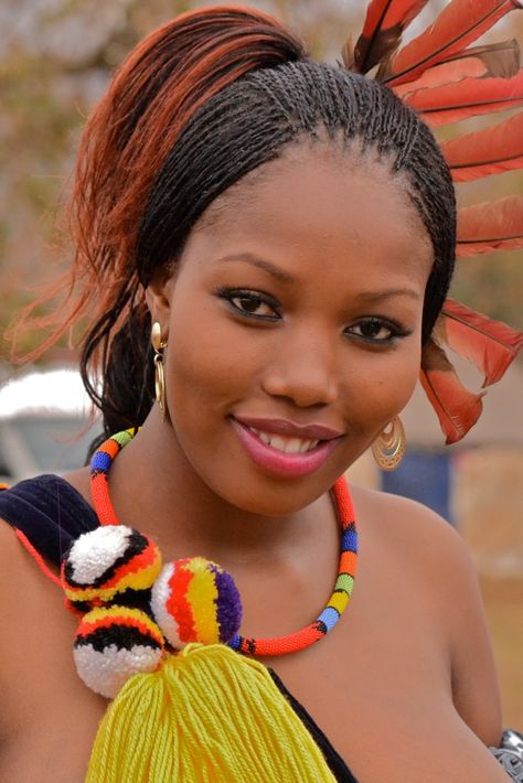 Reed Dance - Swaziland | Flickr - Photo Sharing! Micro Braids Human Hair, Micro Braids Hairstyles, Zulu Women, Micro Braids, African People, Braided Hairstyles For Black Women, African Culture, African Beauty, Zulu