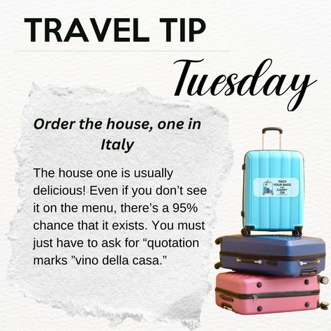 ✈️ It's Travel Tip Tuesday! ✈️ Whether you're a seasoned globetrotter or planning your first adventure, here's a nugget of wisdom to enhance your travels: Pack light and pack smart! 💼✨ Streamline your luggage by opting for versatile clothing, packing essentials only, and embracing the art of minimalism. Your back (and wallet) will thank you! Share your favorite packing hacks below! #PackYourBagAndCarryOn #TravelTipTuesday #Wanderlust Travel Tip Tuesday, Packing Hacks, Versatile Clothing, Packing Essentials, Tip Tuesday, Pack Light, Pack Your Bags, Versatile Outfits, Packing Light