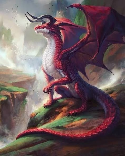 Beautiful Dragons, Tiamat Dragon, Legendary Dragons, Dragon Artwork Fantasy, Dragon Illustration, Fantasy Beasts, Monster Concept Art, Creature Drawings, Dragon Pictures