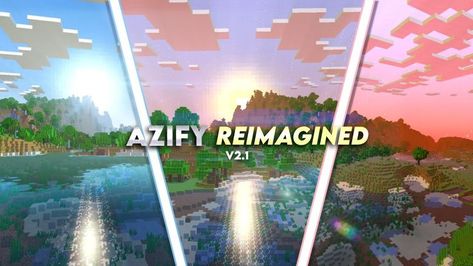 AziFy Reimagined Shader (1.21, 1.20) - MCPE/Bedrock Minecraft Shaders Bedrock, Minecraft Shaders, Minecraft Seed, Map Minecraft, Minecraft 1, Texture Packs, Free Online Games, Epic Games, Parkour