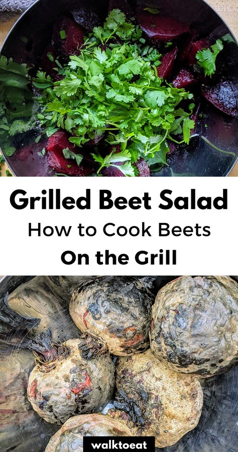 Grilled Beet Salad, Beets On The Grill, Grilled Beets Recipe, Bbq Beets, Grilling Veggies, Beets Salad, Bbq Inspiration, Grilled Beets, Cooking Beets