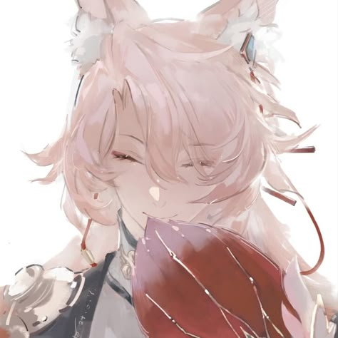 Artist: @jinyugu594 [Twitter / X] ★ / ★ Name: Honkai: Star Rail (Game) <3 #HonkaiStarRail #Jiaoqiu #İcon #Pfp #Matchingİcon #MatchingPfp Fox Boy, Pink Fox, 영감을 주는 캐릭터, Bungou Stray Dogs, Matching Pfp, Aesthetic Photo, Game Art, Favorite Character, Profile Picture