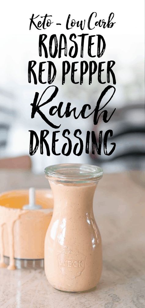 Red Pepper Ranch Dressing, Homemade Keto Dressing, Flavored Ranch Dressing, Smokey Ranch Dressing, Roasted Red Pepper Salad Dressing, Chili Hot Dog Casserole, Red Pepper Salad Dressing, Roasted Red Pepper Dressing, Peppercorn Ranch Dressing