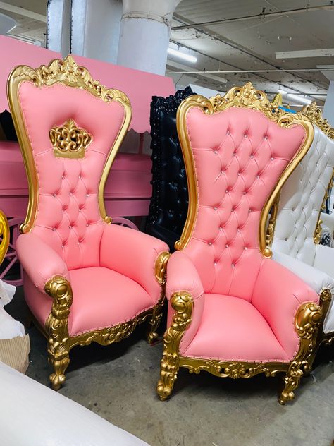 https://thronekingdom.com/search?type=product,article,page&q=Pink%20Tiffany* Pink Thrown Chair, Royalty Furniture, Formal Themes, Queen Throne, Pink And Gold Decorations, Flo Milli, Queen Chair, Quince Themes, Throne Chairs