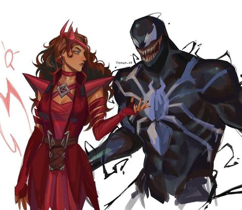 Wanda Maximoff Marvel Rivals, Venom Marvel Rivals, Marvel Rivals Scarlet Witch, Scarlet Witch Marvel Rivals, Marvel Rivals Art, Marvel Duos, Chaos Witch, W.i.t.c.h Fanart, Scarlet Witch Comic