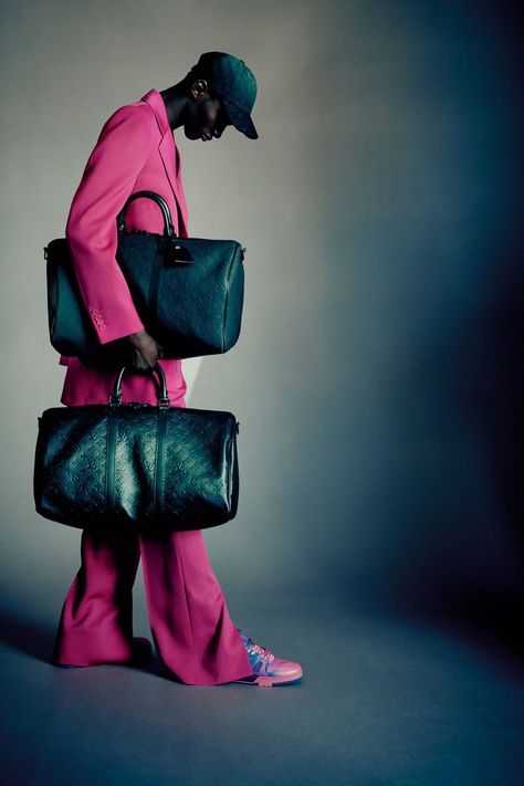 Bag Editorial, Bag Shoot, Photography Concepts, Bag Photography, Worlds Apart, Paolo Roversi, Men Photography, Bag Model, Louis Vuitton Keepall