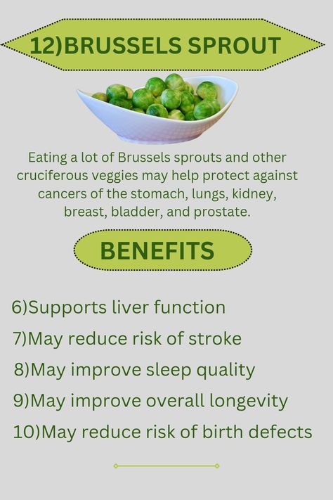 A plate of roasted Brussels sprouts. Brussels sprouts are a nutrient-dense vegetable that offer many health benefits. They support liver function, reduce the risk of stroke, improve sleep quality, promote longevity, and may reduce the risk of birth defects. These small, green vegetables are high in fiber, vitamins, and minerals, making them a great addition to any healthy diet. #BrusselsSprouts #healthyfood #nutrition #superfood #vegetables Sprouts Health Benefits, Brussel Sprouts Health Benefits, Benefit Of Brussel Sprouts, Brussel Sprout Leaves, Brussel Sprouts Photography, Preparing Brussel Sprouts, Liver Function, Healthy Fruits And Vegetables, Best Supplements