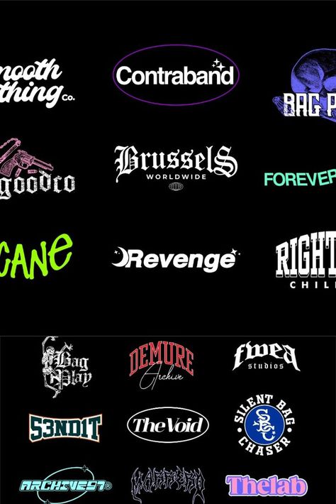 I will design a simple and amazing streetwear logo Streetwear Brand Name Ideas, Streetwear Logo Ideas, Simple Streetwear, Y2k Logo, Streetwear Logo, Free T Shirt Design, Magic Symbols, Free Tshirt, Logo T