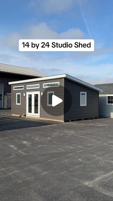 Lapp Structures LLC on Instagram: "A brand new home office without needing a home addition!

#homeoffice #shedideas #mancave #sheshed" Shed To Office Conversion Interior, Shed Office Interior Ideas, Shed Office Interior, Home Office Addition, She Shed Office Ideas, Office She Shed, Shed Office Ideas, Detached Office, Office For 2