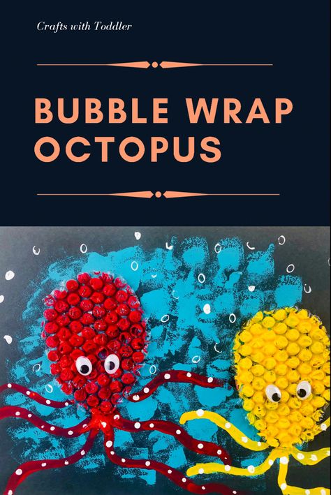 Easy to make bubble wrap Octopus craft for kids🐙 #craftswithtoddler #octopus #octobercraftsforkids #octopusart #diy #octopuscraft #bubblewrap #recycled #recycledcraft #recycledcraftsforkids #bestoutofwaste #ocean #oceancrafts #kidscrafts #activitiesfortoddlers #craftsforkids #toddleractivity #diyideas #craftsforkids #craftsfortoddlers #crafts #toddlercraft #artandcraft #diyproject #kidscraftideas #easycraftsforkids White Scissors, Bubble Wrap Crafts, Octopus Craft, Classroom 2023, Octopus Crafts, Crafts For Preschoolers, Recycled Crafts Kids, October Crafts, Ocean Kids