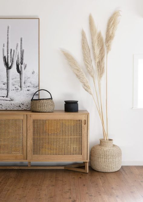 Neutral Interior Design Ideas: 9 Rules to Follow in Subdued Rooms - TLC Interiors Rattan Cupboard, Bohemian Style Home, Desert Boho, Interior Design Minimalist, Diy Ikea Hacks, Boho Interiors, Neutral Interiors, Inspire Me Home Decor, Household Furniture