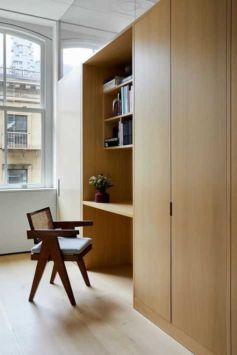 Desk Between Wardrobes, Bedroom Desk Built In, Wardrobe Study Nook, Desk Inside Wardrobe, Cabinet Desk, Hallway Desk, Desk Closet, Closet With Desk, Built In Robe With Desk