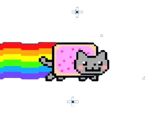 Scenecore Gif, Emo Gif, Nya Cat, Scene Gifs, Scene Gif, Hello Kitty Videos, Scene Core, Pixel Animation, Nyan Cat