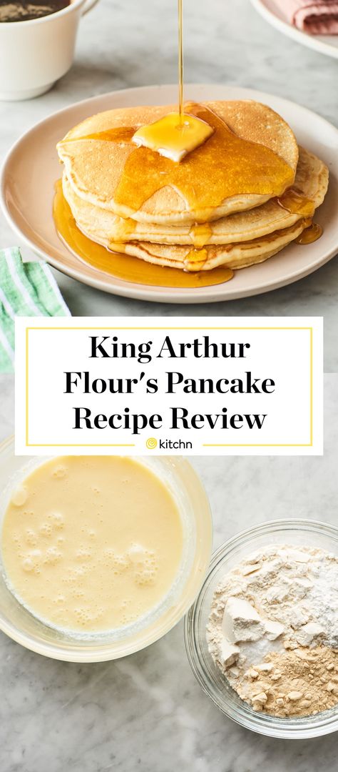 Gluten Free Flour Pancakes, King Arthur Pancakes, King Arthur Recipes, King Arthur Flour Recipes, King Arthur Gluten Free, Pancake Mix Recipe, Best Pancake Recipe, No Flour Pancakes, Perfect Pancakes