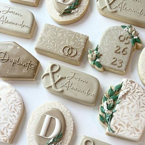 The DociaMack on Instagram: "It’s wedding season!!" 50th Anniversary Cookies Decorated, Anniversary Cookies Decorated, Anniversary Sugar Cookies, 50th Anniversary Cookies, Anniversary Cookies, Cookies Decorated, Wedding Cookies, Decorated Cookies, Sugar Cookies Decorated