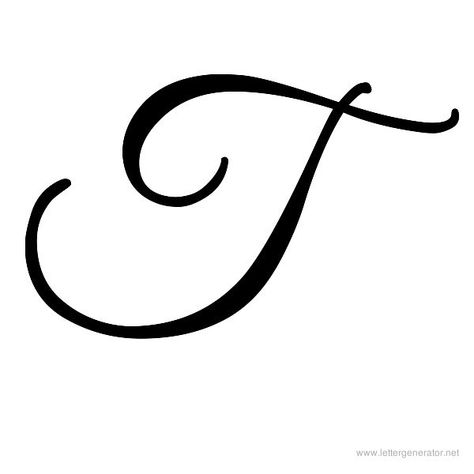 Capital T, Cursive Alphabet, Font Alphabet, In Cursive, Cursive Letters, Letter J, Letter T, Alphabet, Calligraphy