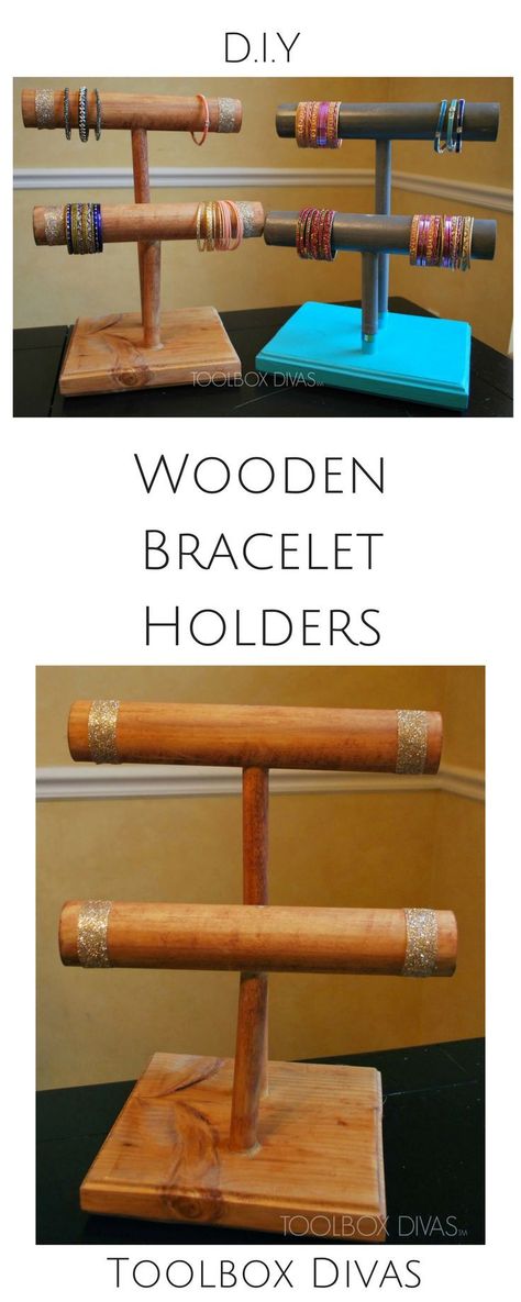 Jewelry Holder Diy, Diy Bracelet Holder, Piercings Chart, Diy Jewelry Stand, Tool Box Diy, Boho Jewelry Diy, Diy Jewelry To Sell, Bracelet Holder, Bracelet Holders