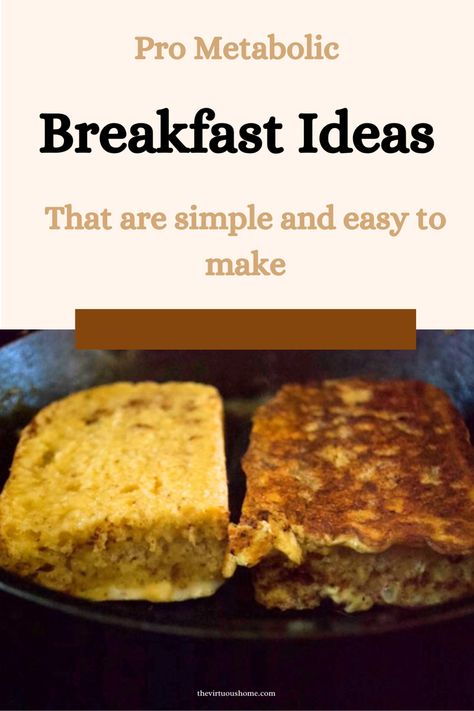 Pro Metabolic Breakfast Ideas that are Simple and Easy to Make! Prometabolic Breakfast, Pro Metabolic Breakfast, Pro Metabolic Meal Plan, Prometabolic Meals, Easy Healthy Breakfast Ideas, Pro Metabolic, Metabolism Foods, Easy Breakfasts, Nourishing Recipes