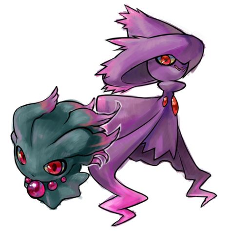 Misdreavus and Mismagius Cutest Pokemon, Pokemon Evolutions, Pokemon Xyz, Ghost Type Pokemon, Pokemon Photo, Ghost Pokemon, Ghost Type, Wild Pokemon, Pokémon Art