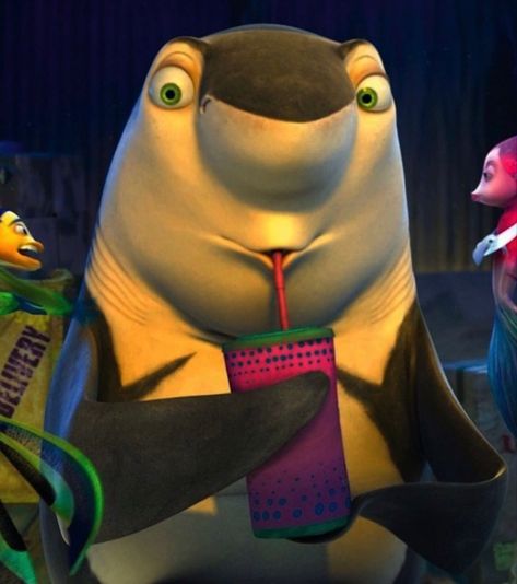 Shark Tale Aesthetic, Shark Tale Characters, Angie Shark Tale, Funny Hear Me Out Characters, Lenny Shark Tale, Oscar Shark Tale, Shark Tales, Funny Roast, Ballora Fnaf