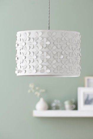 Lena Easy Fit Shade Bedroom Light Shades, Bedroom Lampshade Ceiling, Girls Bedroom Lighting, Bedroom Lampshade, Beachy Bedroom, Kids Room Lighting, Laser Cut Patterns, Kitchen Ceiling Lights, Bedroom Idea