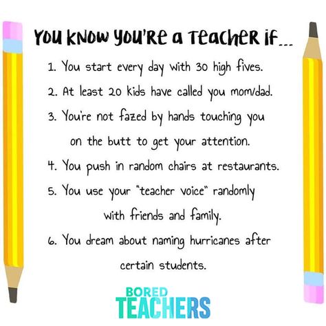 You Know You're a Teacher If... | Teacher Meme | Bored Teachers Teacher Humour, Best Funny Quotes, Teacher Encouragement, Cant Stop Laughing, Teacher Appreciation Quotes, High School Teachers, Teacher Motivation, Teacher Quotes Funny, Teaching Humor