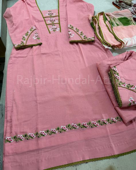 Machine embroidered designs… Customise your favourite design in any other colour. 9467508996 is our only contact number. . #rajbirhundalattire #rajbirhundaldesigns #designersuits4u #machinework #machineworksuit Light Embroidery Suits, Work Design For Suits, Punjabi Embroidery Suits, Paint Suit Design For Women, Machine Embroidery Designs For Suits, Kadai Design, Machine Embroidery Ideas, Lengha Design, New Suit Design