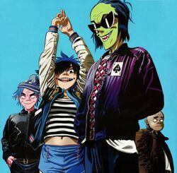 Jamie Hewlett Art, Gorillaz Band, Sunshine In A Bag, Gorillaz Fan Art, Russel Hobbs, Monkeys Band, Jamie Hewlett, Gorillaz Art, Art Concepts