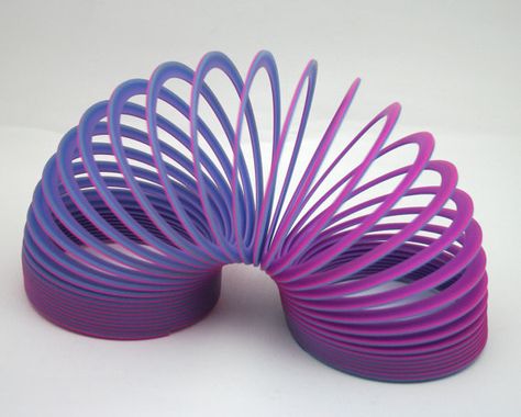 Vintage Toy, plastic slinky, purple, blue, walking spring toy, 1980s, executive desk ornament, relaxation- #vintagetoys #toys60sAnd70s http://accordingtobrian.com/?p=3355 Vintage Toys 1980s, Slinky Toy, 1980 Toys, Kristina Webb, Figet Toys, Old School Toys, Oldies But Goodies, Polly Pocket, Paper Crafts Diy Kids