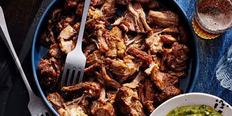 Sweetened Condensed Milk Carnitas | Food & Wine Carnitas Recipes, Boneless Pork Shoulder, Carnitas Recipe, Pork Carnitas, Cozy Meals, Boneless Pork, Pork Shoulder, Sweetened Condensed Milk, Condensed Milk