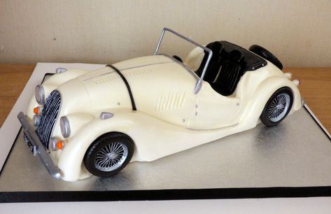 Morgan Sports Roadster Car Birthday Cake Classic Car Birthday Cake, Classic Car Birthday, Car Birthday Cake, Car Cakes, Cars Birthday Cake, Roadster Car, Car Birthday, Car Cake, Cars Birthday