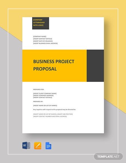 FREE 12+ Sample Business Proposal Forms in MS Word | PDF | Pages | Excel Project Proposal Example, Free Business Proposal Template, Free Proposal Template, Business Proposal Sample, Proposal Letter, Business Continuity Planning, Best Proposals, Proposal Sample, Project Proposal Template