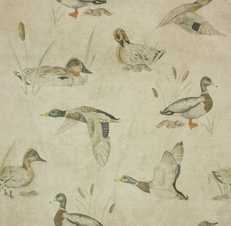 Duck Wallpaper Bathroom, Vintage Duck Wallpaper, Mallard Duck Wallpaper, Mallard Wallpaper, Mallard Nursery, Diary Wallpaper, Hunting Backgrounds, Glam Cowgirl, Hunting Nursery