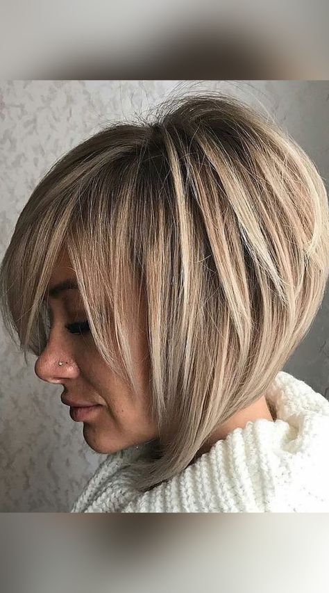 Κούρεμα Bob, Angled Bob Haircuts, Inverted Bob Hairstyles, Bob Haircut For Fine Hair, Inverted Bob, Bob Hairstyles For Fine Hair, Stylish Haircuts, Long Bob Hairstyles, Short Bob Haircuts