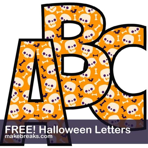 Halloween Fonts Alphabet, Halloween Alphabet, Free Printable Alphabet, Halloween Text, Free Printable Halloween, Halloween Layout, Paper Quilling For Beginners, Letter Templates Free, Halloween Printables Free