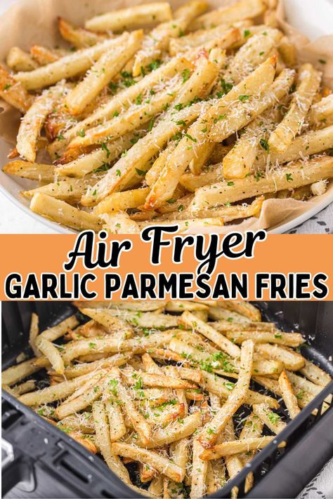 If you think you’ve tasted the best fries, you’re in for a delightful surprise. Our Air Fryer Garlic Parmesan Fries combine a perfect crunch with a burst of garlicky goodness and cheesy parmesan. Let me tell you the secret to achieving french fry perfection in your own kitchen! Oven French Fries, Health Chicken Recipes, Parmesan French Fries, Fries In Air Fryer, Air Fry French Fries, Air Fryer Fries, Garlic Parmesan Fries, Air Fryer Garlic, Parmesan Fries