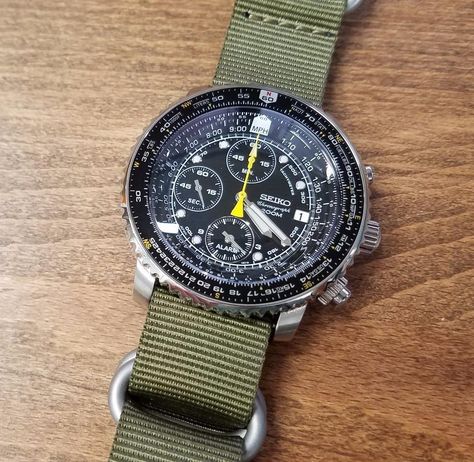 Seiko Flightmaster Sna411, Seiko Flightmaster, Seiko Chronograph, Camera Watch, Seiko 5 Automatic, Seiko Men, Simple Watches, Chrono Watches, Timex Watches