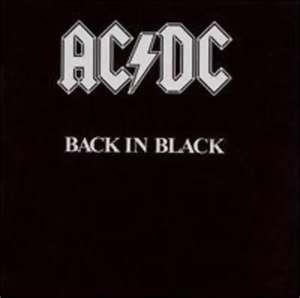 Back in Black. AC/DC Best Party Songs, Testosterone Therapy, Party Songs, Kind Of Blue, Back In Black, Black Stickers, Best Albums, Album Cover Art, Lp Vinyl