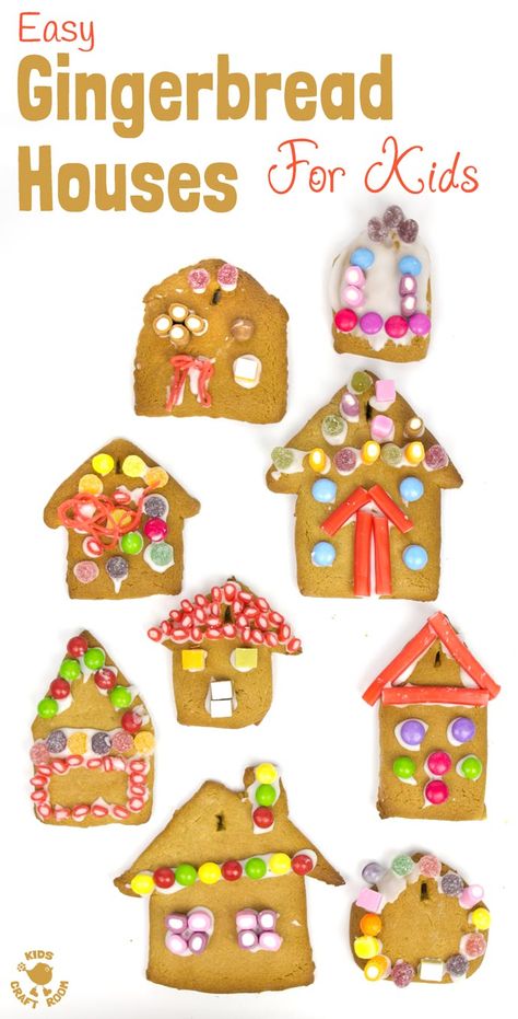 Gingerbread House For Kids, Easy Gingerbread Houses, Cute Gingerbread Houses, Easy Gingerbread House, Gingerbread House Ideas, House For Kids, Gingerbread House Recipe, Easy Gingerbread, Winter Favorites