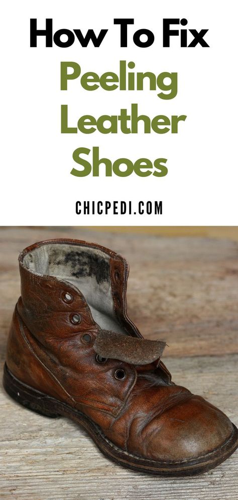 Learn how to fix peeling leather shoes and boots with our tips and tricks. How To Fix Scuffed Leather Shoes, Shoes Repair Ideas, Leather Shoe Repair, Shoe Hacks, Furniture Upcycle, Boots Outfit Ankle, Upcycle Ideas, Vegan Leather Boots, Ebay Sales