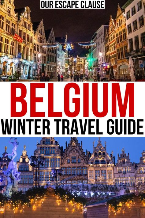 Planning a winter trip to Belgium? Here's what to know before you go! winter in belgium | best things to do in belgium in winter | christmas markets in belgium | belgium christmas markets | belgium at christmas | beligum in november | belgium in december | belgium in january | belgium in february | winter in bruges belgium | winter in brussels belgium | brussels winter | belgium travel guide Amsterdam Travel In December, Brussels Belgium Christmas Market, Brussels Belgium In January, Christmas In Brussels, Bruges Belgium Winter, Belgium At Christmas, Belgium In December, Brussels In Winter, Brussels At Christmas