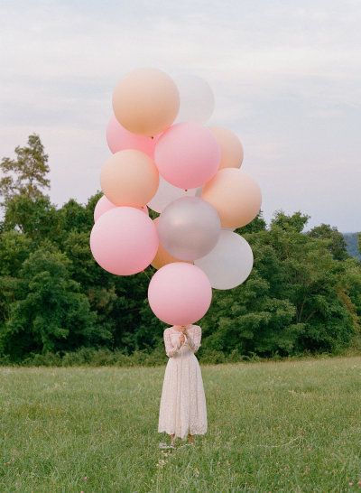 Huge Balloons, Deco Ballon, Elizabeth Messina, Balloons Photography, Hello June, Confetti Party, Pink Balloons, Wedding Balloons, Birthday Pictures