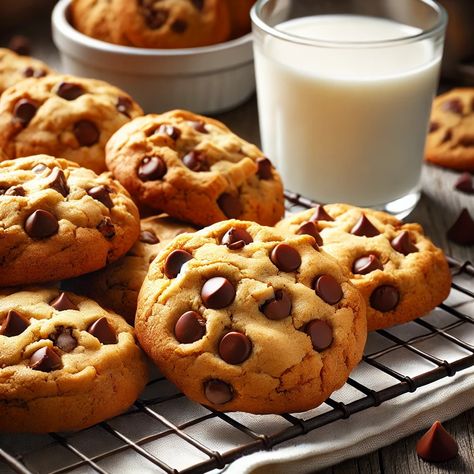 🍪 Chocolate Chip Cookies Recipe 🛒 Ingredients: 1 cup butter, softened 🧈 1 cup sugar 🍬 1 cup brown sugar 🍬 2 large eggs 🥚 1 teaspoon vanilla extract 🍨 2 1/2 cups all-purpose flour 🌾 1 teaspoon baking soda 🥄 1/2 teaspoon salt 🧂 2 cups chocolate chips 🍫 👩‍🍳 Instructions: Preheat oven to 350°F (175°C). 🔥 Cream together the butter, sugar, and brown sugar until light and fluffy. Beat in the eggs one at a time, then stir in vanilla extract. In a separate bowl, whisk together flour, baking soda, and ... Sally’s Baking Recipes Chocolate Chip Cookies, Big And Buttery Chocolate Chip Cookies Taste Of Home, Chocolate Chip Cookies Sally’s Baking, Browned Butter Espresso Chocolate Chip Cookies, America’s Test Kitchen Chocolate Chip Cookies, Cookies Recipes Chocolate Chip, Purpose Flour, Flour, Vanilla Extract