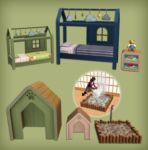 Sims 4 Cc Maxis Match Pets, Sims 2 Pets Cc, Sims 4 Cc Cats And Dogs Furniture, Ts4 Pet Bed, Sims 2 Cc Furniture, Sims 2 Mods, Sims 2 Pets, The Sims 3 Pets, Sims2 Cc