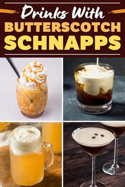 If you’re craving something sweet and boozy, try these easy drinks with butterscotch schnapps. They're super smooth, oh-so-sinful, and perfect for parties. Drinks Made With Butterscotch Schnapps, Butterscotch Mixed Drinks, Butterscotch Shots Recipe, Butterscotch Rum Drinks, Butter Ripple Schnapps Drinks, Shots With Butterscotch Schnapps, Butterscotch Snaps Drinks, Drinks With Butterscotch Liquor, Butterscotch Moonshine Cocktails