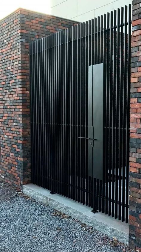 10 Things You Should Know Before You Choose Gill Gate Design - Decoholic Gard Modern, Pagar Modern, Tor Design, Gate Designs Modern, Pergola Diy, Grill Gate Design, Modern Gate, Modern Fence Design, House Main Gates Design