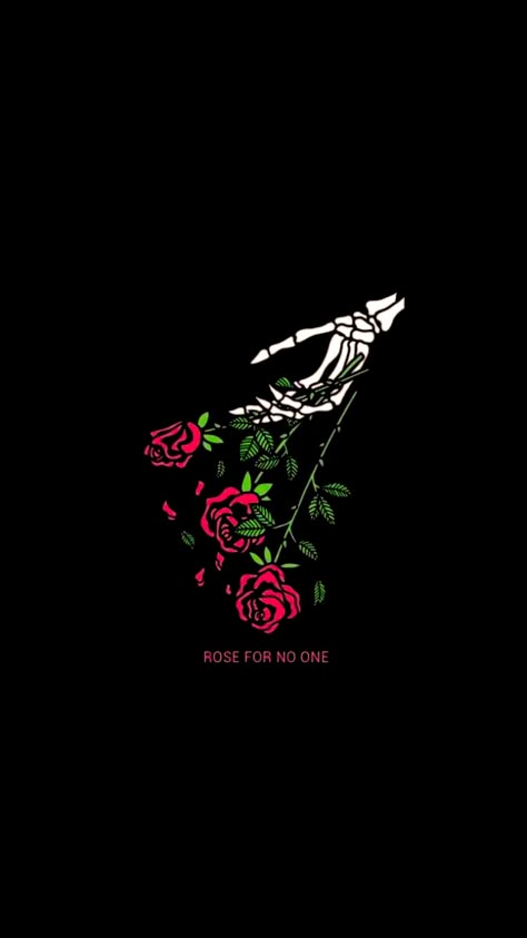 Lost Tattoo, Hypebeast Wallpaper, Aesthetic Roses, Tattoo Simple, Emo Wallpaper, Black Phone Wallpaper, Simple Rose, Mood Wallpaper, Skeleton Art